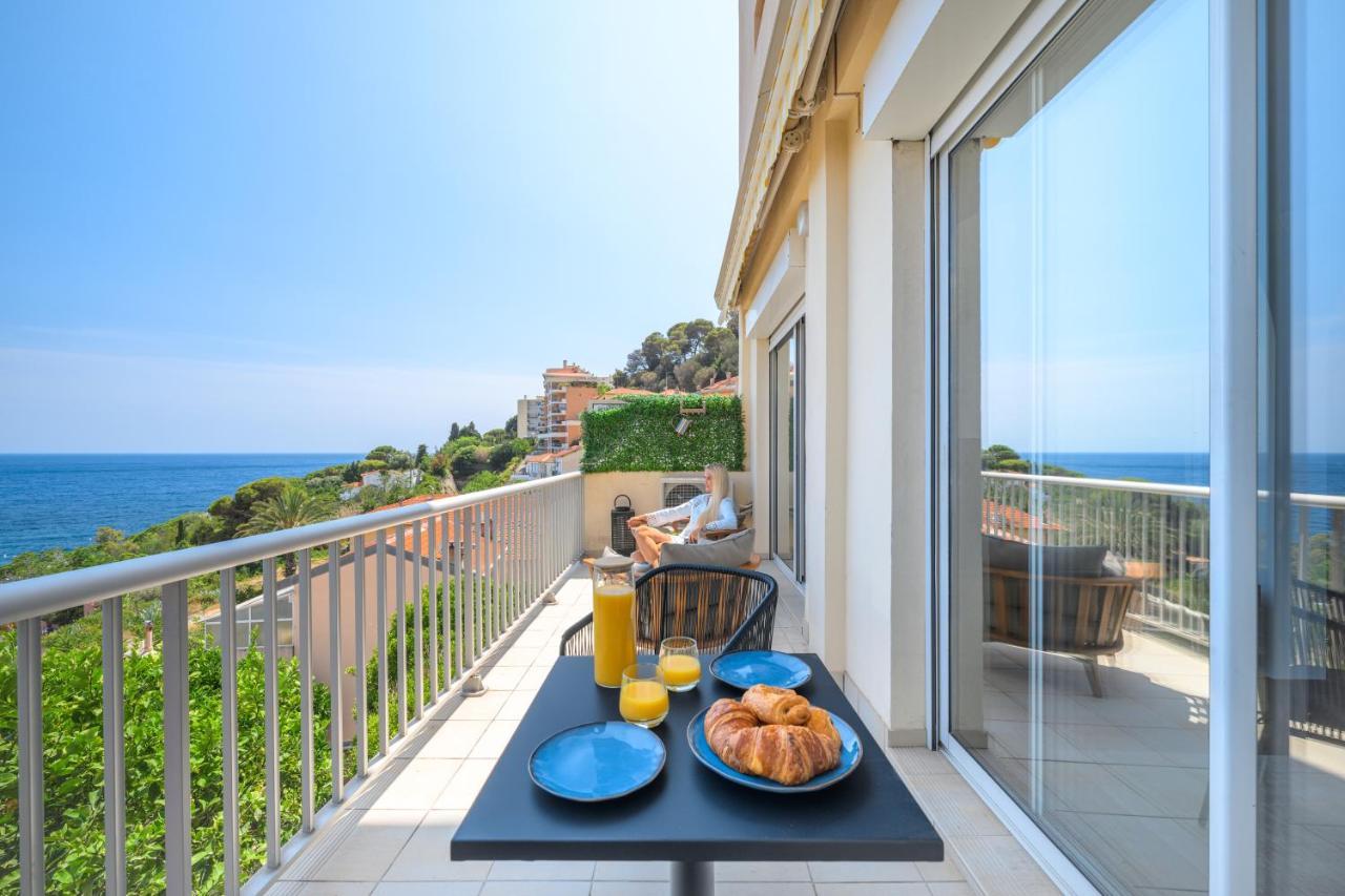 Proche Monaco, Vue Mer Et Acces A La Plage Saint-Antoine  Eksteriør billede